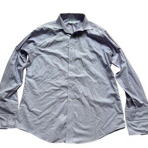 Brooks Brothers Men 16.5-34 Purple Button Front Regent Long Sleeve Classic Shirt